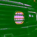 Sparkle 9'' Beyaz Turuncu Led Spot Projektör Offroad Panjur ve Tavan LED Far