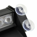 Araç İçi Vantuzlu Cama Yapışabilen 8 Led Turuncu Lamba