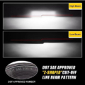 Jeep Wrangler Uyumlu Orijinal Mercekli Led Far