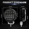 Off Road LED Sis Lambası 70 Watt 20000 Lümen Beyaz Renk 12-24V Uzun/Kısa