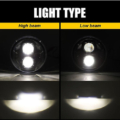 Jeep Wrangler Uyumlu Orijinal Mercekli Led Far