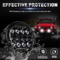 Off Road LED Sis Lambası 70 Watt 20000 Lümen Beyaz Renk 12-24V Uzun/Kısa