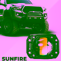 Sunfire 18W Çift Renk Gömme Montaj LED Lambası – Sarı & Beyaz | 8 cm | 5 Mod | 2