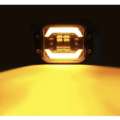 Codex 5’li Angelli 30W Çift Renk Turuncu-Beyaz Gömme Off Road LED Lamba