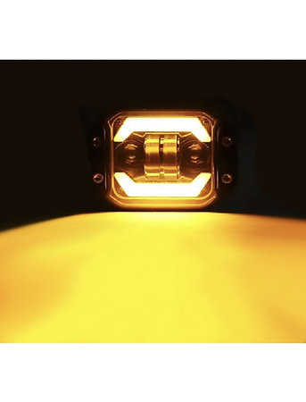 Codex 5’li Angelli 30W Çift Renk Turuncu-Beyaz Gömme Off Road LED Lamba