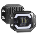 Codex 5’li Angelli 30W Çift Renk Turuncu-Beyaz Gömme Off Road LED Lamba