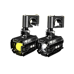 L150 50w High Power Motosiklet Çift Renk Sarı - Beyaz Sis Farı Takım