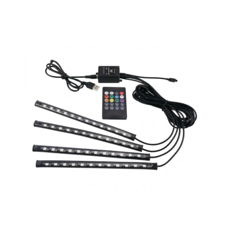 Usb Girişli Ayak Altı Led Sese Duyarlı Led Müziğe Duyarlı 12 Led