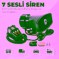 Citroen Ami Uyumlu 7 Sesli Siren