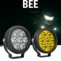 2li Set Bee Motosiklet LED Sis Farı Metal Gövde D7 LED GS Serisi