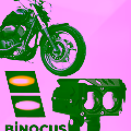 2'li Set Binocus Çift Renkli Universal Motosiklet Sis Farı