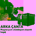 Universal Alüminyum Kasa İthal Motosiklet Çantası – Motor Çantası, Siyah, 45 Lit
