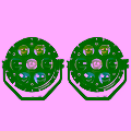 2'li Set 7DTPX / HL X2 240W Motosiklet LED Sis Farı