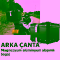 Universal Alüminyum Kasa İthal Motosiklet Çantası Gümüş 35 Litre